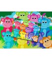 Puzzle 1000 pezzi Rainbow Monkeys
