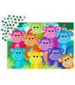 Puzzle 1000 pezzi Rainbow Monkeys