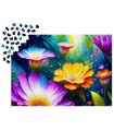 Puzzle da 1000 Pezzi - Flowers in the Rain
