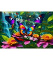 Puzzle da 1000 Pezzi - Butterfly in the Forest