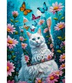 Puzzle da 1000 Pezzi - White Cat