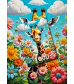 Puzzle da 1000 Pezzi - Cute Giraffe