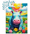 Puzzle da 1000 Pezzi - Sunny Hippo
