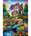 Puzzle da 1000 Pezzi - House of Colors