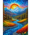 Puzzle da 1000 Pezzi - Sunrise Landscape