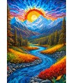 Puzzle da 1000 Pezzi - Sunrise Landscape