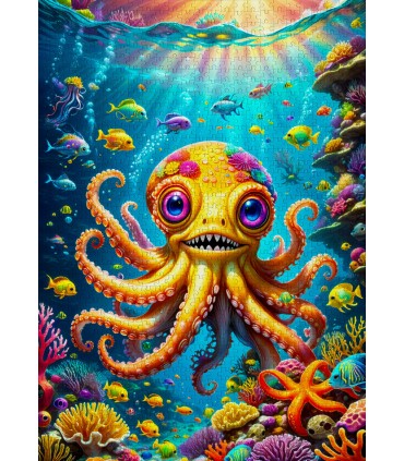 Puzzle da 1000 Pezzi - Cute Octopus