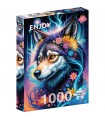 Puzzle da 1000 Pezzi - Magical Wolf Portrait