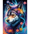 Puzzle da 1000 Pezzi - Magical Wolf Portrait