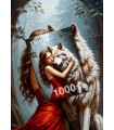 Puzzle da 1000 Pezzi - Lady and the Wolf
