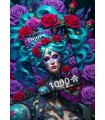 Puzzle 1000 pezzi Gothic Flowers Portrait