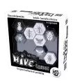 Hive Carbon - Gioco Astratto per 2 Giocatori, Edizione Black & White con Pedine Coccinella e Zanzare, 20 Minuti di Strategia