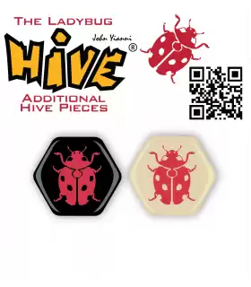 Hive: Esp. Coccinella - Espansione Strategica per Giochi da Tavolo, 2 Giocatori, di John Yianni, Ideale per Età 9+ - Gioco Astr