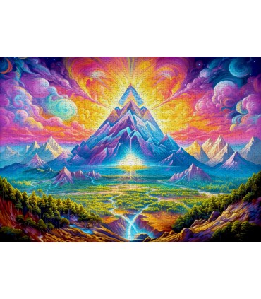 Puzzle da 1000 Pezzi - Woodland Pyramids