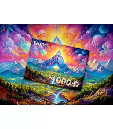 Puzzle da 1000 Pezzi - Woodland Pyramids