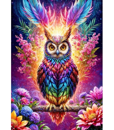 Puzzle da 2000 Pezzi - Neon Owl