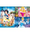 3 Puzzle da 48 Pezzi Principesse Disney