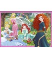 2 Puzzle da 12 Pezzi Principesse Disney