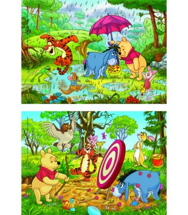 2 Puzzle da 20 Pezzi Winnie the Pooh