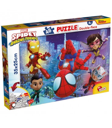 Puzzle da 48 Pezzi - Double Face: Spidey