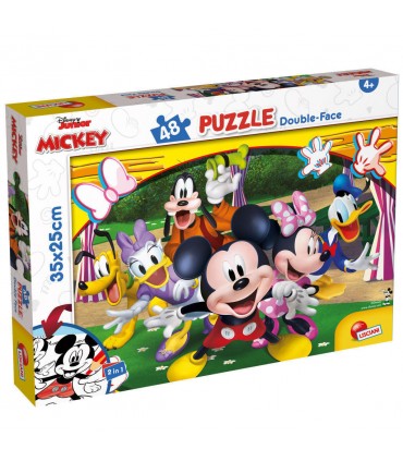 Puzzle da 48 Pezzi - Double Face: Mickey