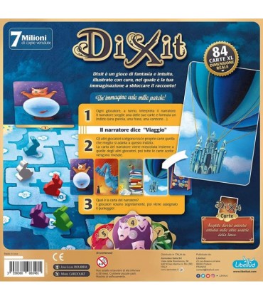 Dixit - Gioco di Carte di Fantasia e Intuizione per 4-8 Giocatori, Divertimento Familiare in 30 Minuti - Asmodee