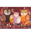 Puzzle da 1000 Pezzi - Kürti Andrea: Family of Owls
