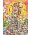 Puzzle da 1000 Pezzi - Cartoon: Tower of Pisa