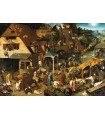 Puzzle da 1000 Pezzi - Bruegel the Elder: Netherlandish Proverbs