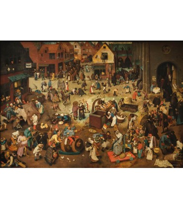 Puzzle da 1000 Pezzi - Pieter Bruegel the Elder: The Fight between Carnival and Lent
