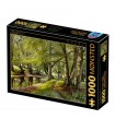 Puzzle da 1000 Pezzi - Peder Mørk Mønsted: A Summer Day in the Forest with Deer in the Background