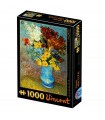 Puzzle da 1000 Pezzi - Vincent Van Gogh: Flowers in a Blue Vase