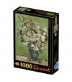 Puzzle da 1000 Pezzi - Vincent Van Gogh: Pink Roses in a Vase