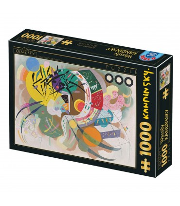 Puzzle da 1000 Pezzi - Wassily Kandinsky: Dominant Curve