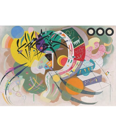 Puzzle da 1000 Pezzi - Wassily Kandinsky: Dominant Curve