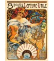 Puzzle da 1000 Pezzi - Alphonse Mucha: Biscuits Lefevre - Utile