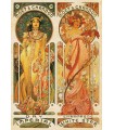 Puzzle da 1000 Pezzi - Alphonse Mucha: Moët & Chandon - Imperial and White Star