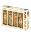Puzzle da 1000 Pezzi - Alphonse Mucha: The Times of the Day