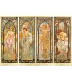 Puzzle da 1000 Pezzi - Alphonse Mucha: The Times of the Day