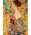Puzzle da 1000 Pezzi - Gustav Klimt: Lady with a Fan