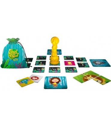 Jungle Speed Kids - Gioco Educativo per Bambini 4+ | Sfida di Riflessi per 2-6 Giocatori | Divertente e Stimolante Asmodee
