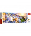 Puzzle da 1000 Pezzi Panorama - Sunset in Santorini, Greece
