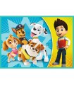 4 Puzzle in 1 Paw Patrol Happy Paw Patrol Team