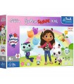 Puzzle da 60 Pezzi XXL Super Shape - Gabby's Dollhouse: Happy Friends of Gabby