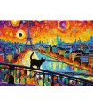 Puzzle da 1000 Pezzi - Cat in Paris