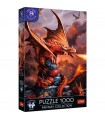 Puzzle da 1000 Pezzi - Premium Plus - Fantasy Collection by Anne Stokes: Fire Dragon