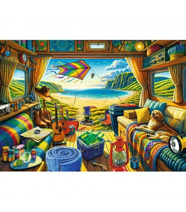 Puzzle da 1000 Pezzi - Premium Plus - Tea Time: Van Life