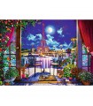 Puzzle da 1000 Pezzi - Premium Plus - Tea Time: Parisian Moonlight