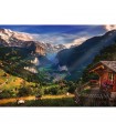 Puzzle da 1000 Pezzi - Premium Plus - Photo Odyssey: Lauterbrunnen Valley, Switzerland
