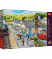 Puzzle da 1000 Pezzi - Premium Plus - Tea Time: The Village Station